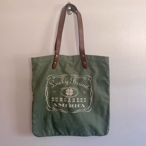 Vintage Lucky Brand Tote NBW great for books or over night.